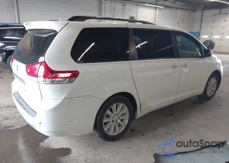 2011 Toyota Sienna Limited z USA, uszkodzony, nr VIN 5TDDK3DCXBS005286